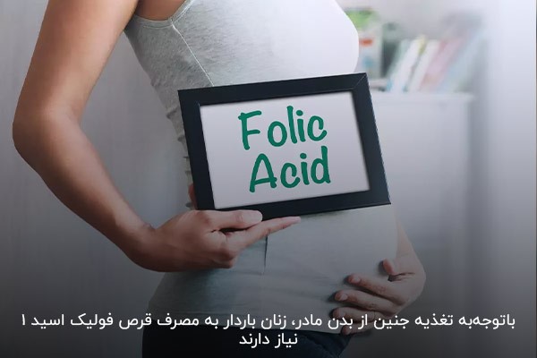 نیاز زنان باردار به مصرف قرص فولیک اسید 1